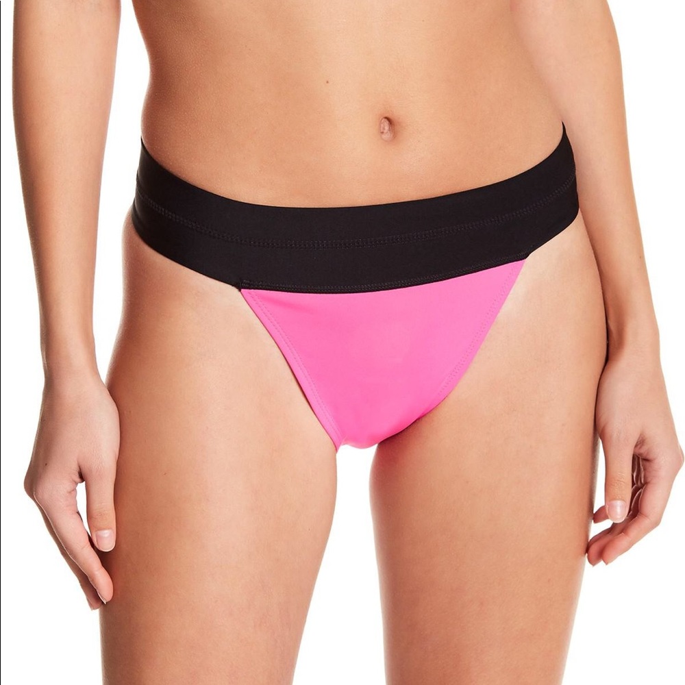 Kendall and Kylie hot pink high waisted bottoms